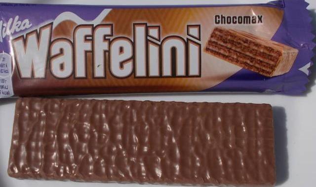 Фото - Вафля с какао в молочном шоколаде Waffelini Chocomax Milka