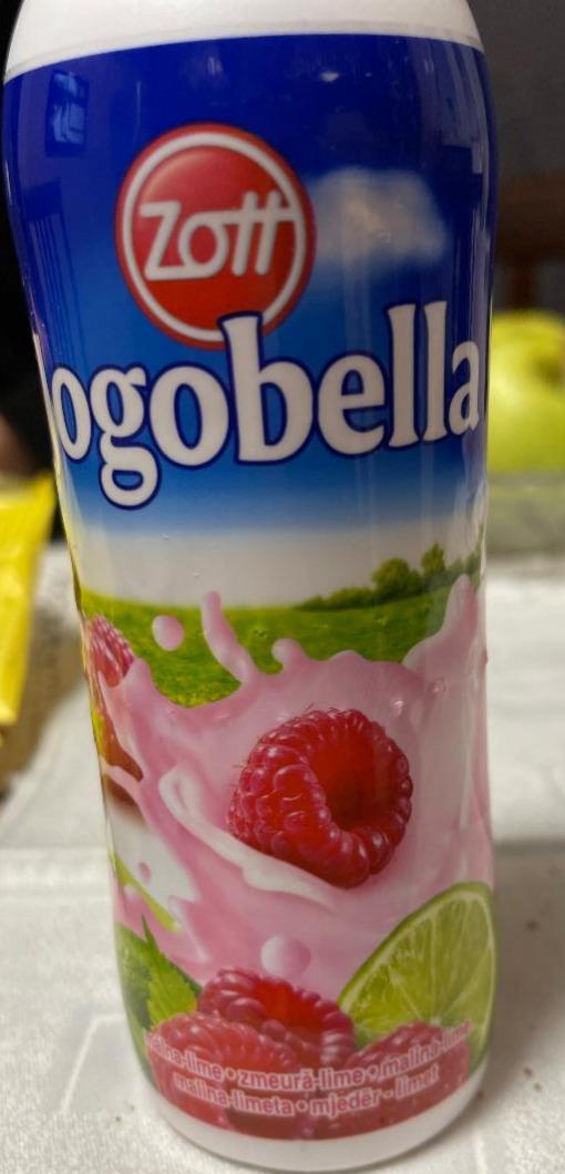 Фото - Jogobella málna-lime joghurtos ital Zott