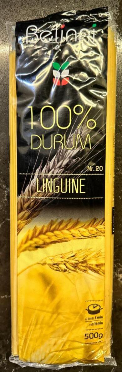 Фото - лапшп лингаини из дурума 100% Durum Linguine Belinni