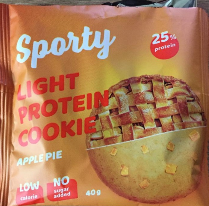 Фото - протеиновое печенье со вкусом яблочного пирога 25% протеина Sporty fitness