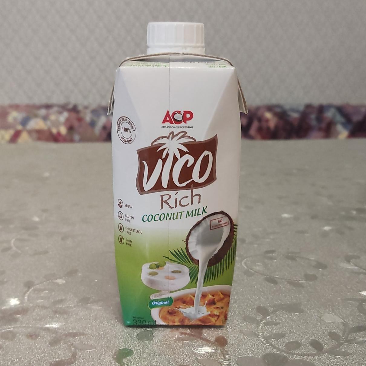Фото - Насыщенное кокосовое молоко Rich Nuoc cot dua Vico ВИКО ACP