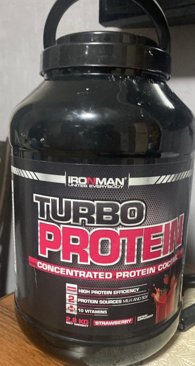 Фото - Turbo protein strawberry Ironman
