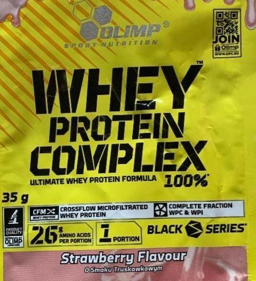 Фото - Протеин 100% со вкусом клубники Olimp Whey Protein Complex Olimp Sport Nutrition