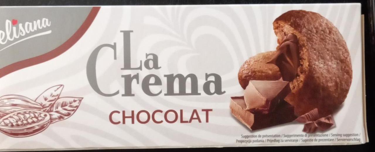 Фото - Печенье песочное с шоколадным кремом Delisana