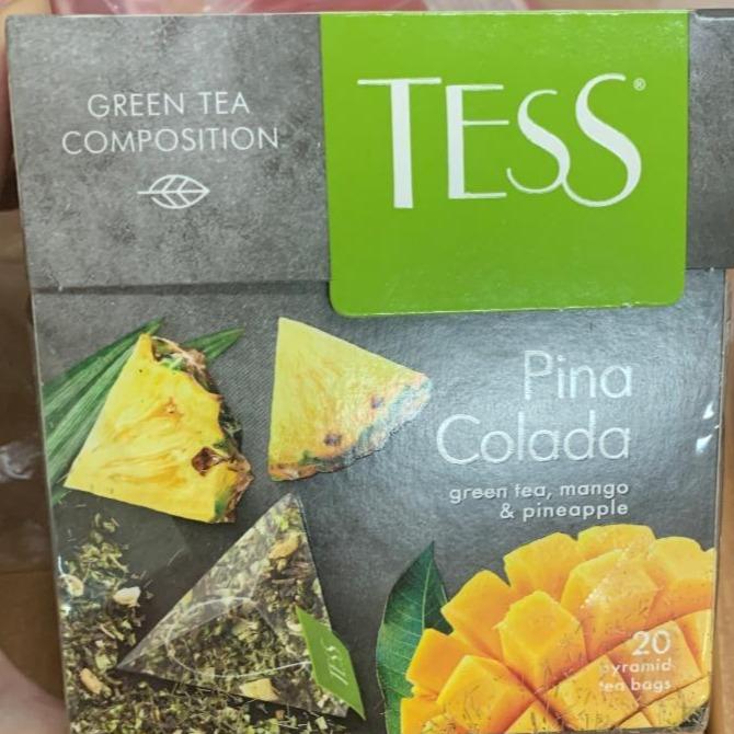 Фото - Зеленый листовой чай с манго и ананасом Tess Pina Colada