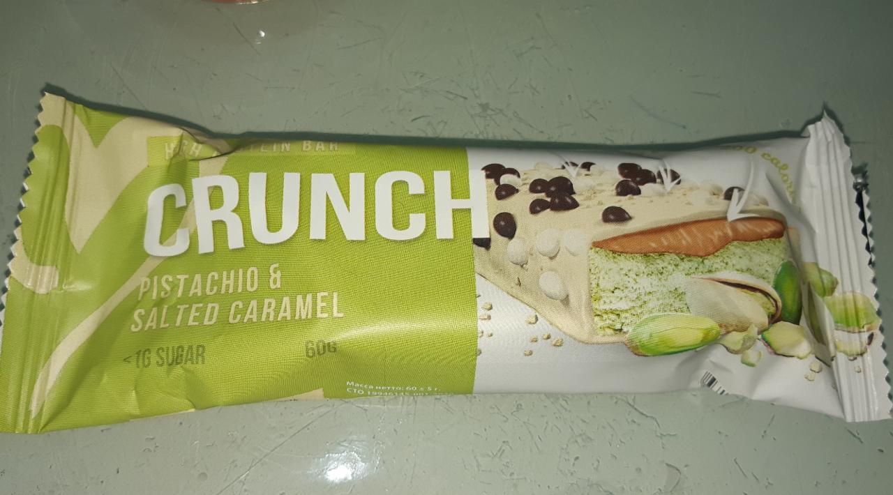 Фото - Батончик протеиновый Crunch со вкусом фисташки pistachio&salted caramel Bootybar