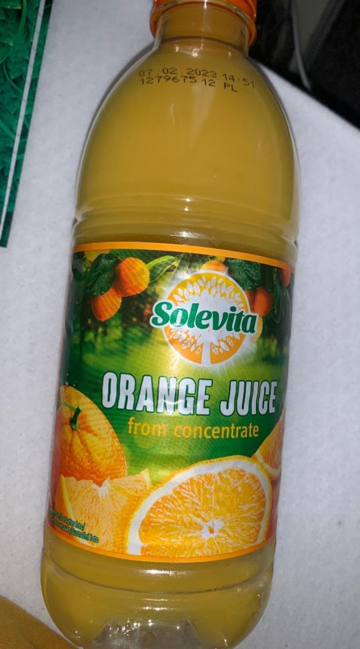 Фото - Сок апельсиновый Orange Solevita
