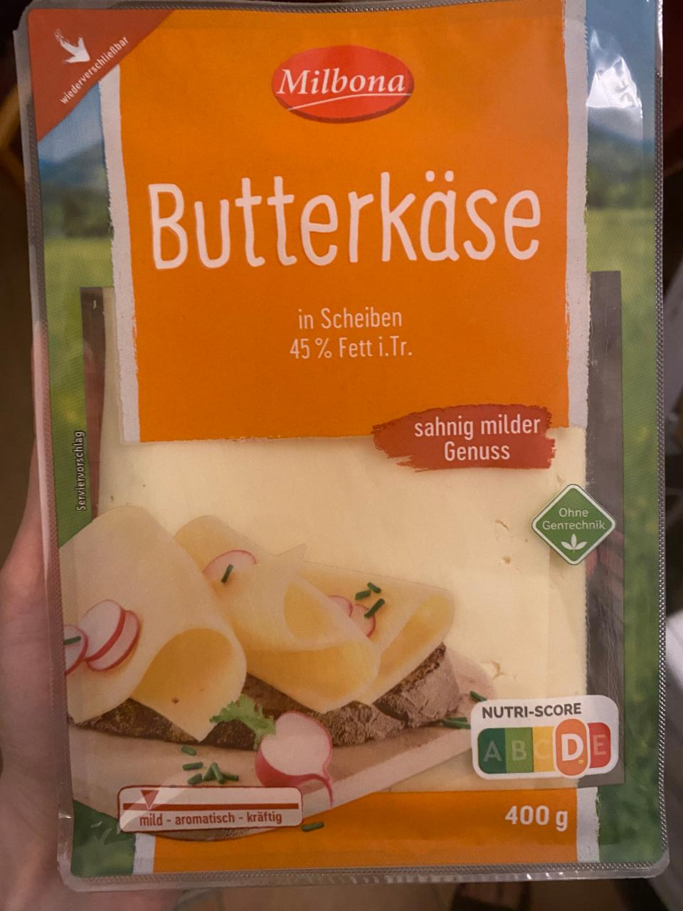 Фото - Cheese Butterkäse 45% Milbona