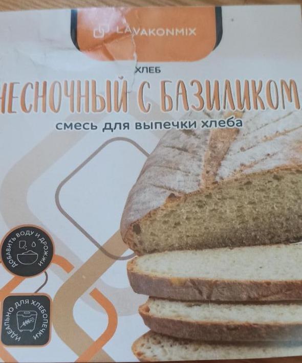 Фото - Смесь сухая хлеб чесночный с базиликом Lavakonmix