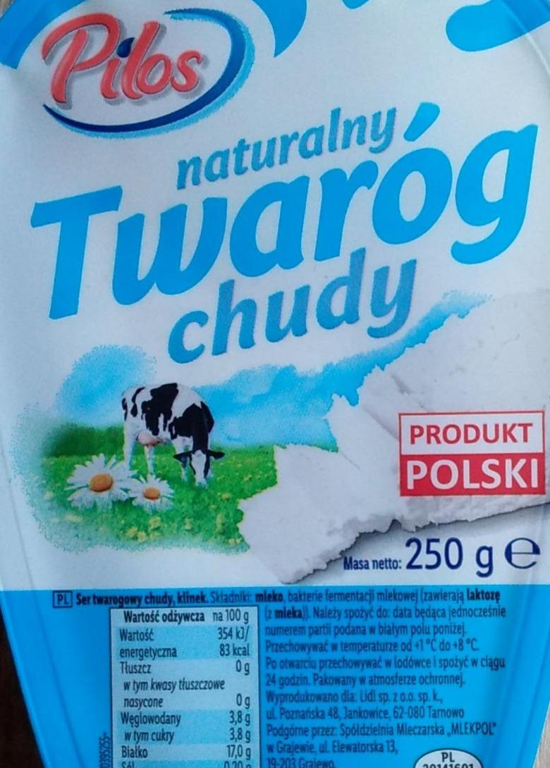 Фото - Творог польский 0% Twarog Chydy Pilos
