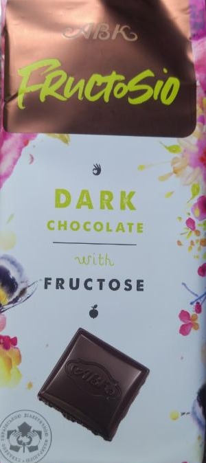 Фото - темный шоколад c фруктозой Fructosio ABK