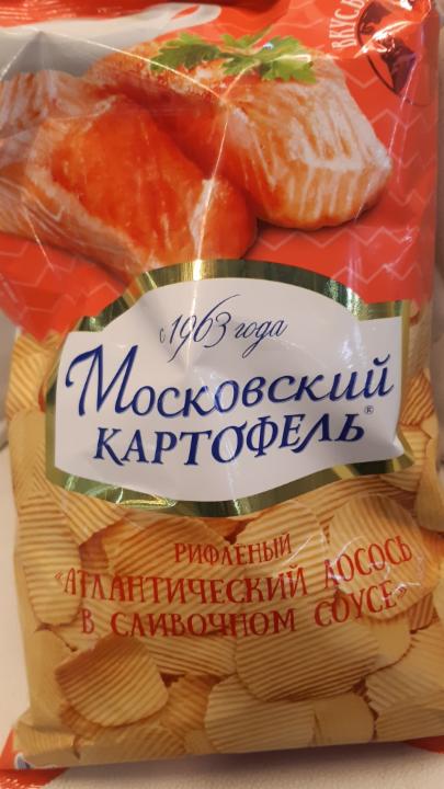 Фото - Чипсы Атлантический лосось в сливочном соусе Московский картофель