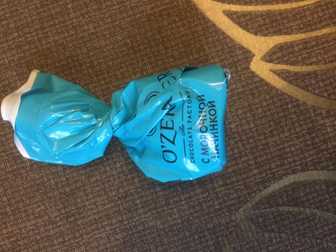 Фото - конфеты с молочной начинкой Ozera