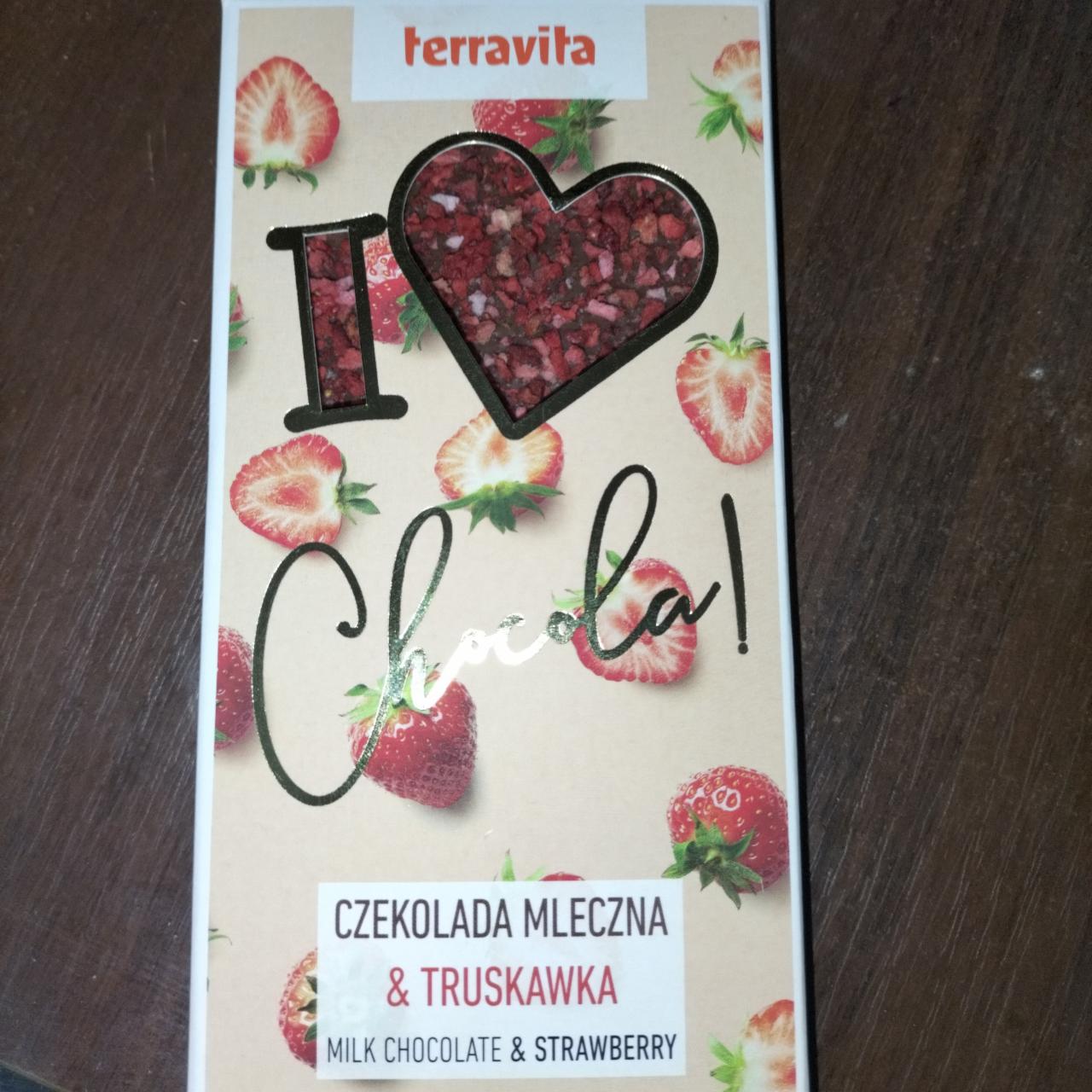 Фото - Шоколад молочный и клубника strawberry Terravita
