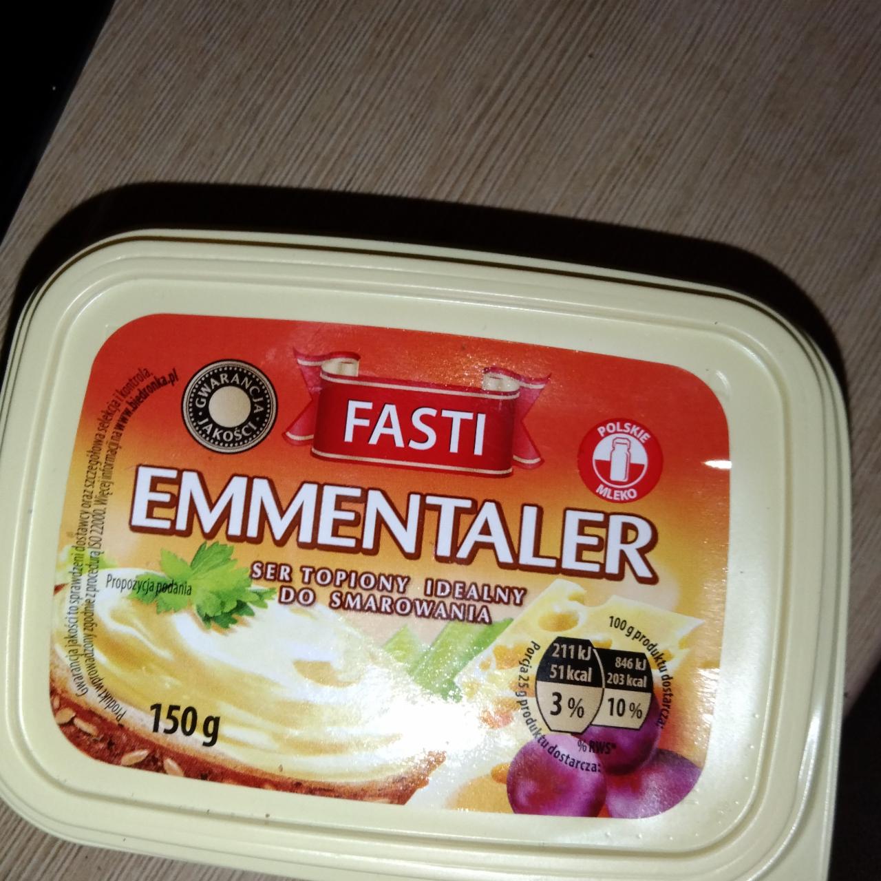Фото - Сыр плавленый Emmentaler ser topiony idealny do smarowania Fasti