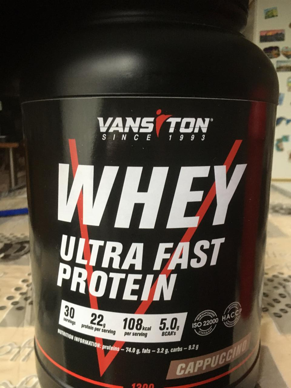 Фото - Протеин Whey Protein 74% Ultra Fast Protein Vansiton