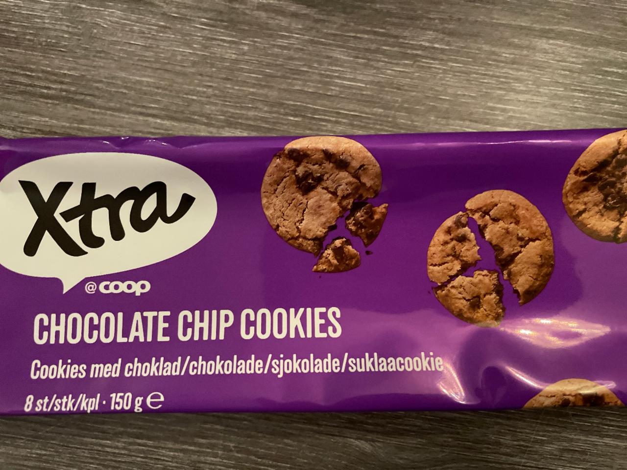 Фото - печенье с шоколадными кусочками Xtra