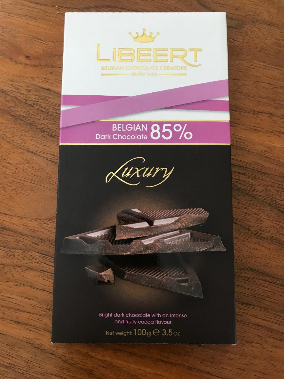 Фото - Шоколад черный 85% Libeert Luxury