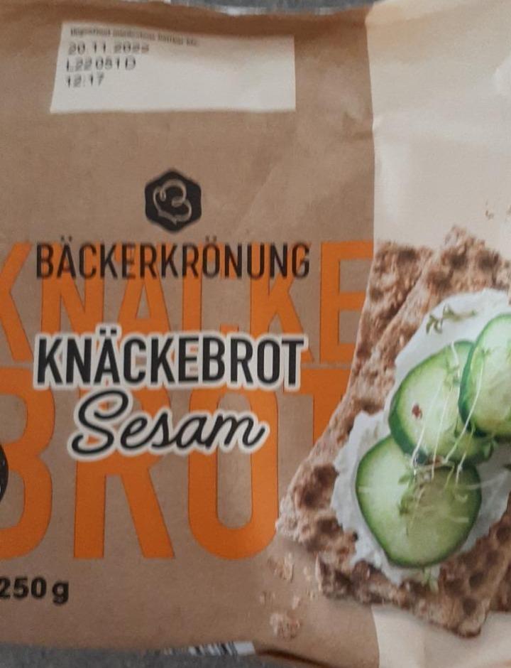 Фото - Хлебцы с сезамом Knackebrot Sesam Backerkronung