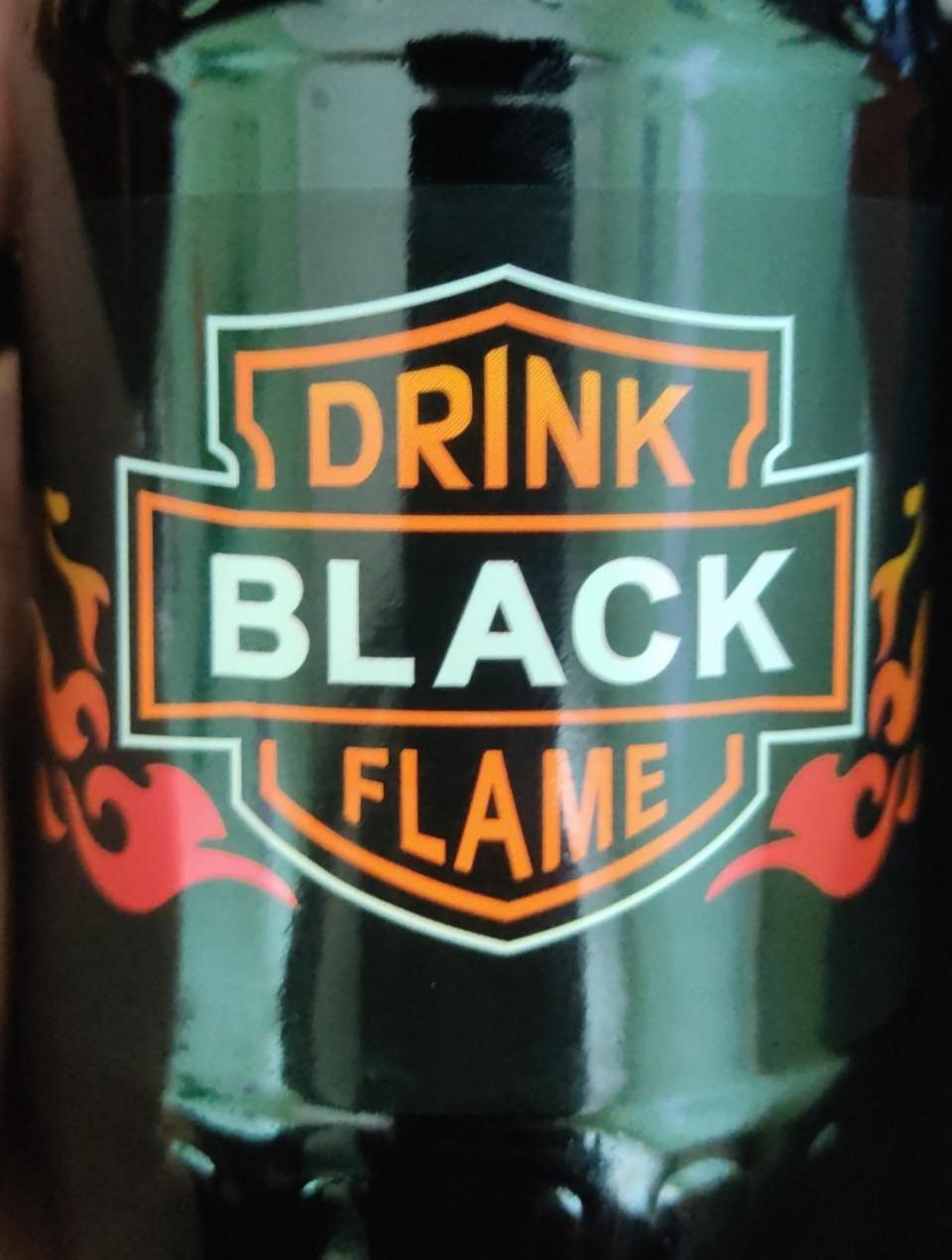 Фото - Напиток безалкогольный энергетический Black flame