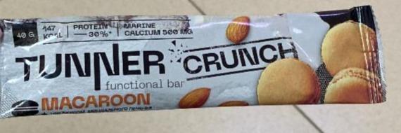 Фото - Функциональный батончик Crunch со вкусом Миндальное печенье Tunner