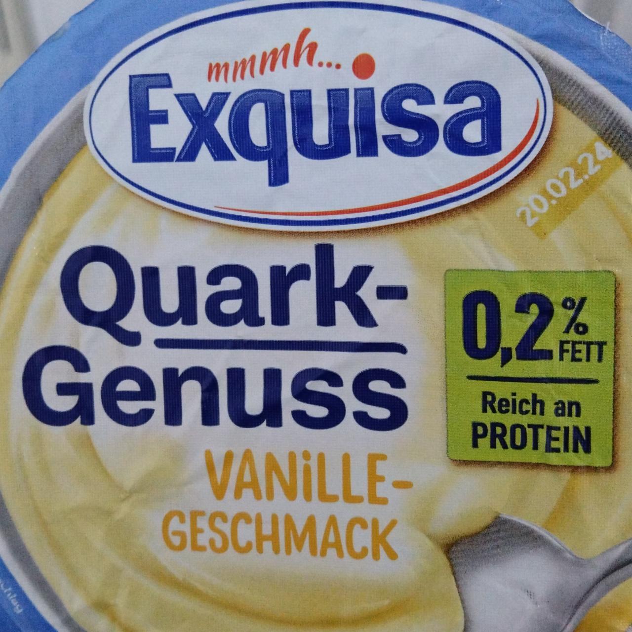 Фото - Quark Genuss Vanillegeschmack 0.2% Exquisa
