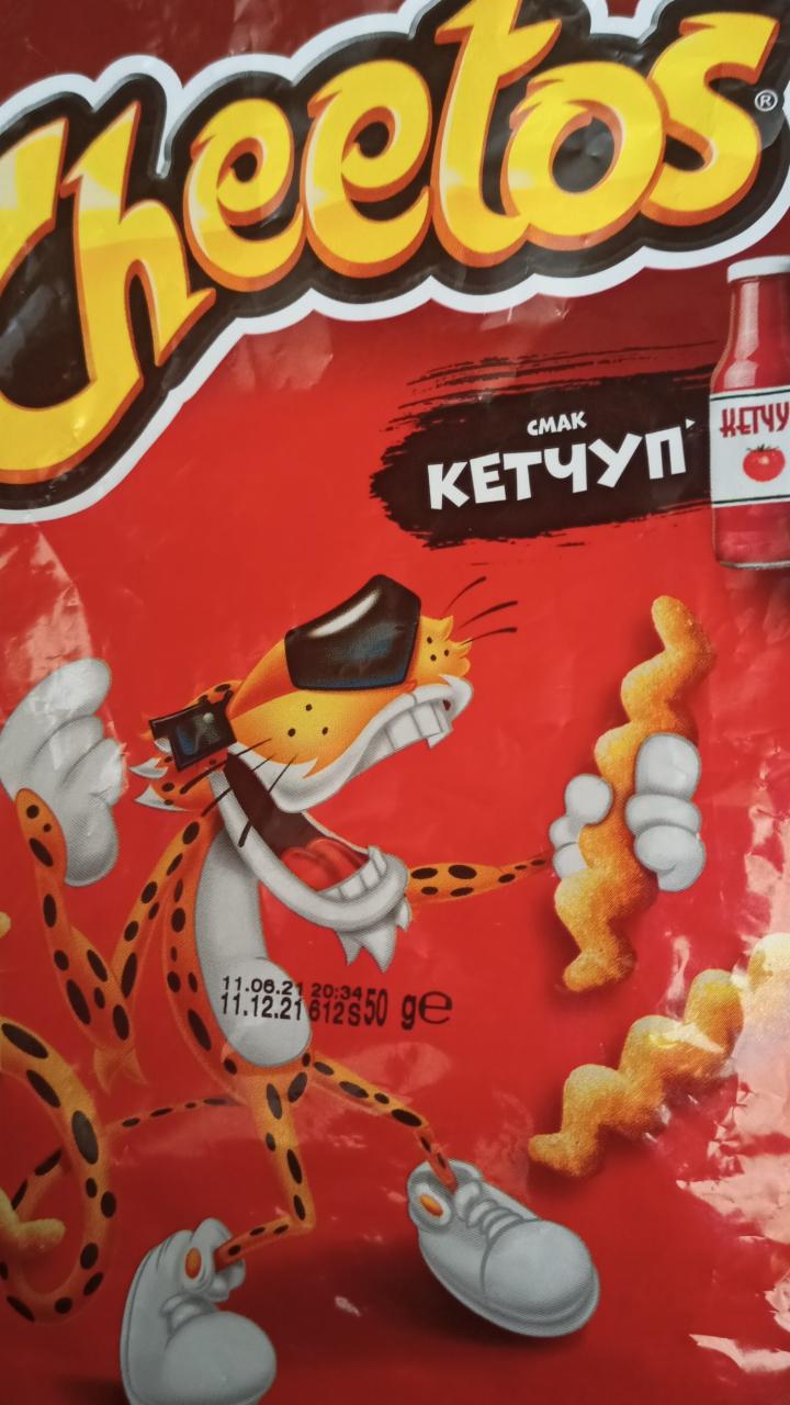 Фото - Палочки кукурузные со вкусом кетчупа Cheetos