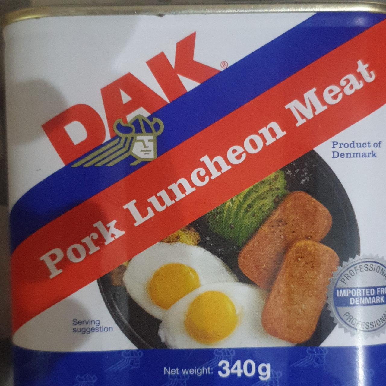 Фото - Pork luncheon meat Dak