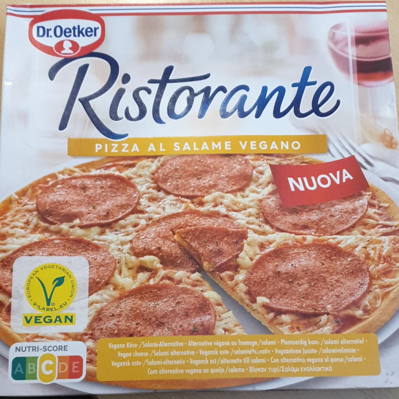 Фото - пиццп веганская с салями Ristorante Pizza al salame vegano Dr.Oetker