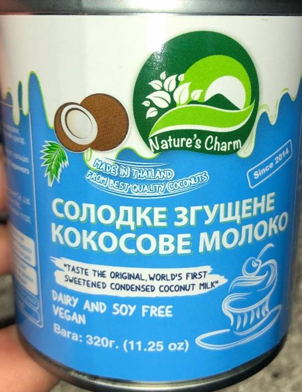 Фото - Молоко сгущенное сладкое кокосовое без сахара Nature's Charm