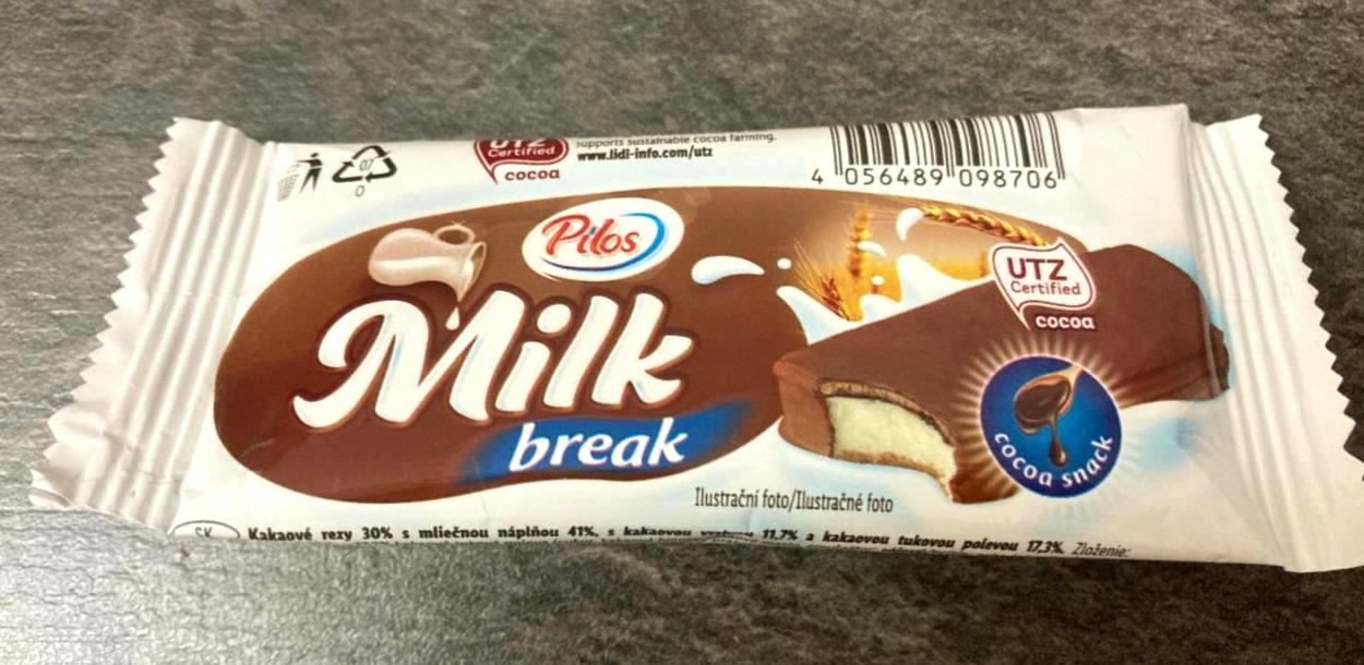 Фото - Milk break cocoa snack Pilos