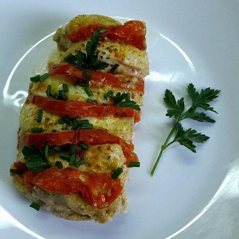 Фото - Филе с помидорами и сыром