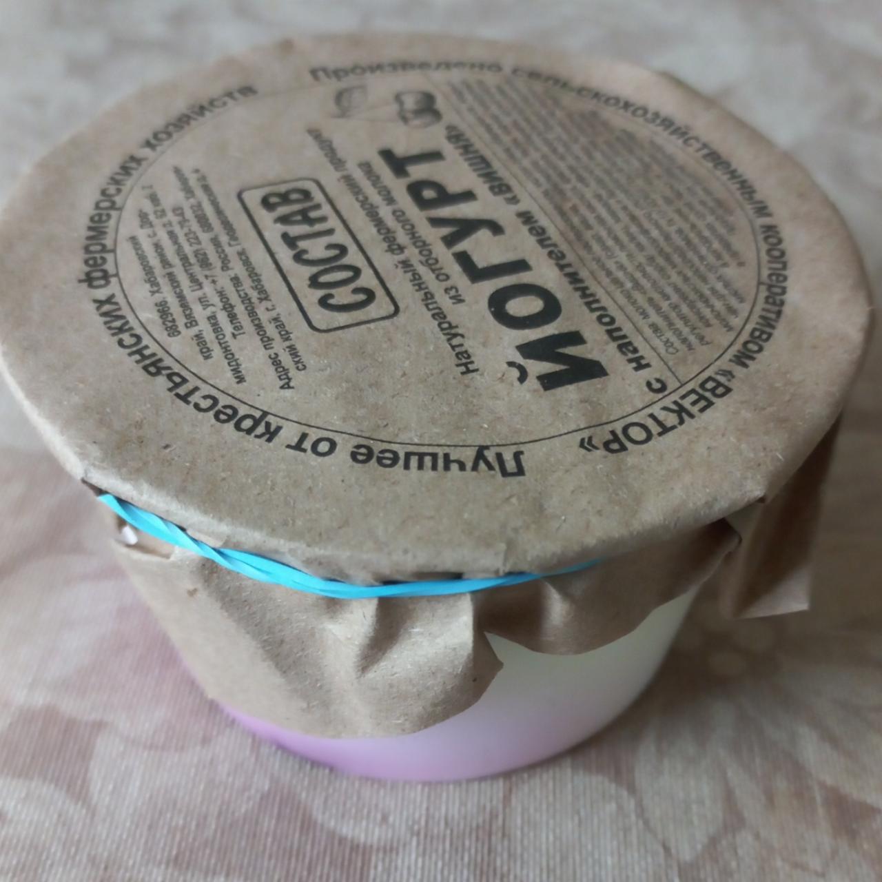 Фото - йогурт с вишней ПСК Вектор