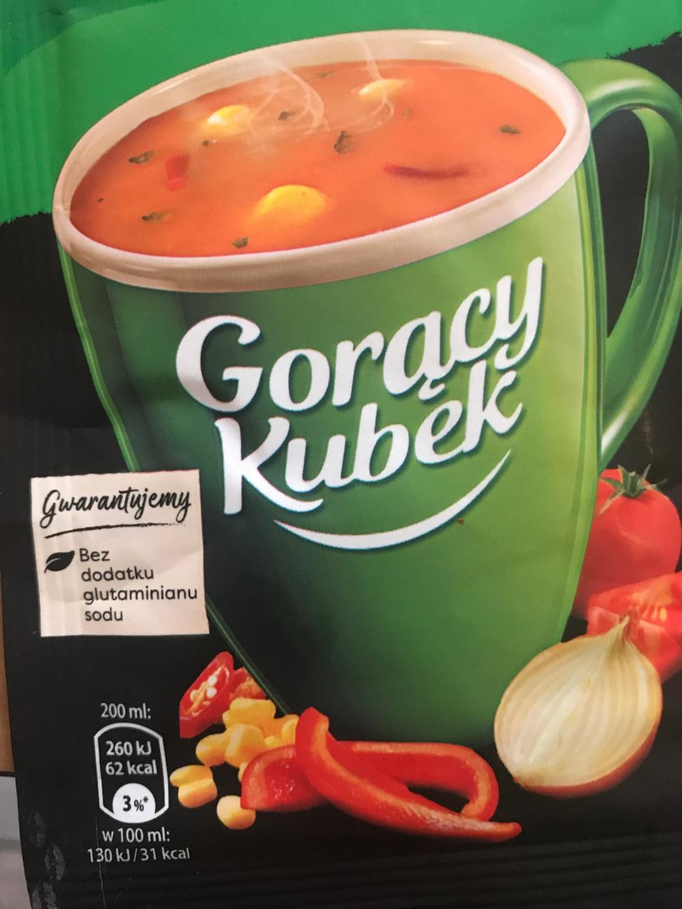 Фото - мексиканский томатный суп в кружке Goracy Kubek Knorr