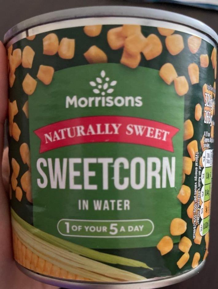 Фото - Кукуруза сладкая консервированная Sweetcorn Morrisons