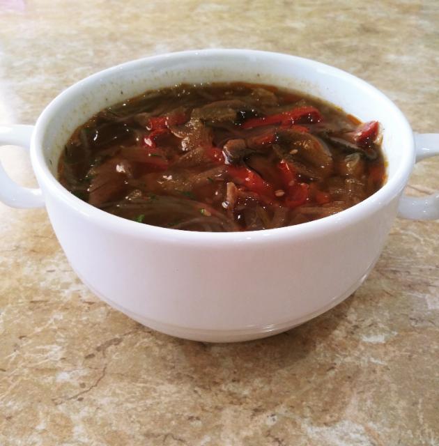 Фото - Китайский суп с рисовой лапшой и говядиной