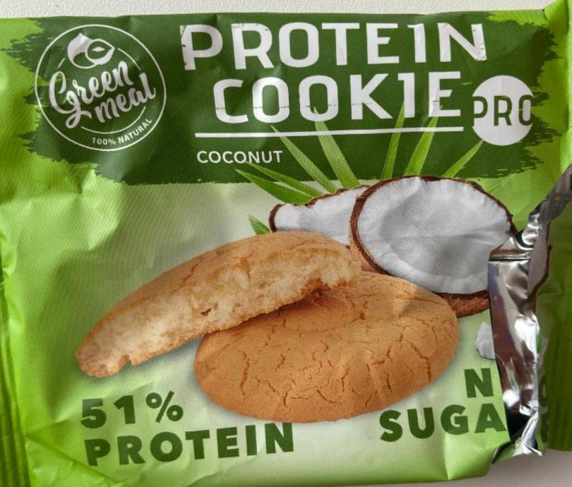 Фото - Протеиновое печенье protein cookie pro Green meal