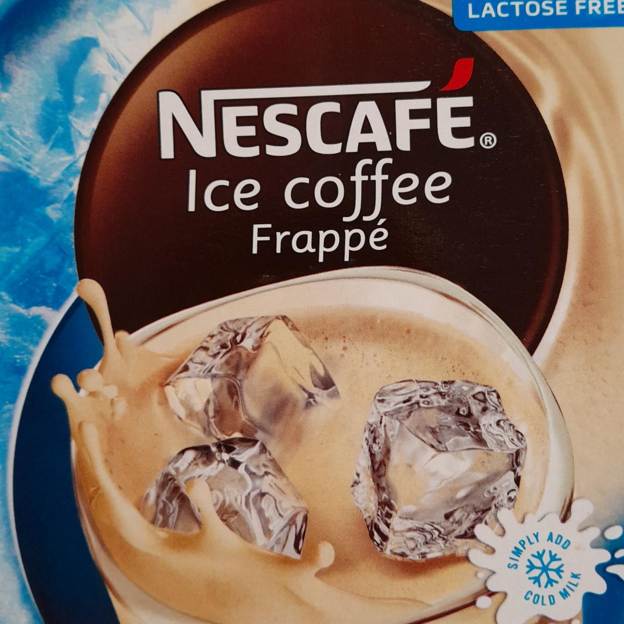 Фото - холодный кофе фраппе со льдом Nescafe
