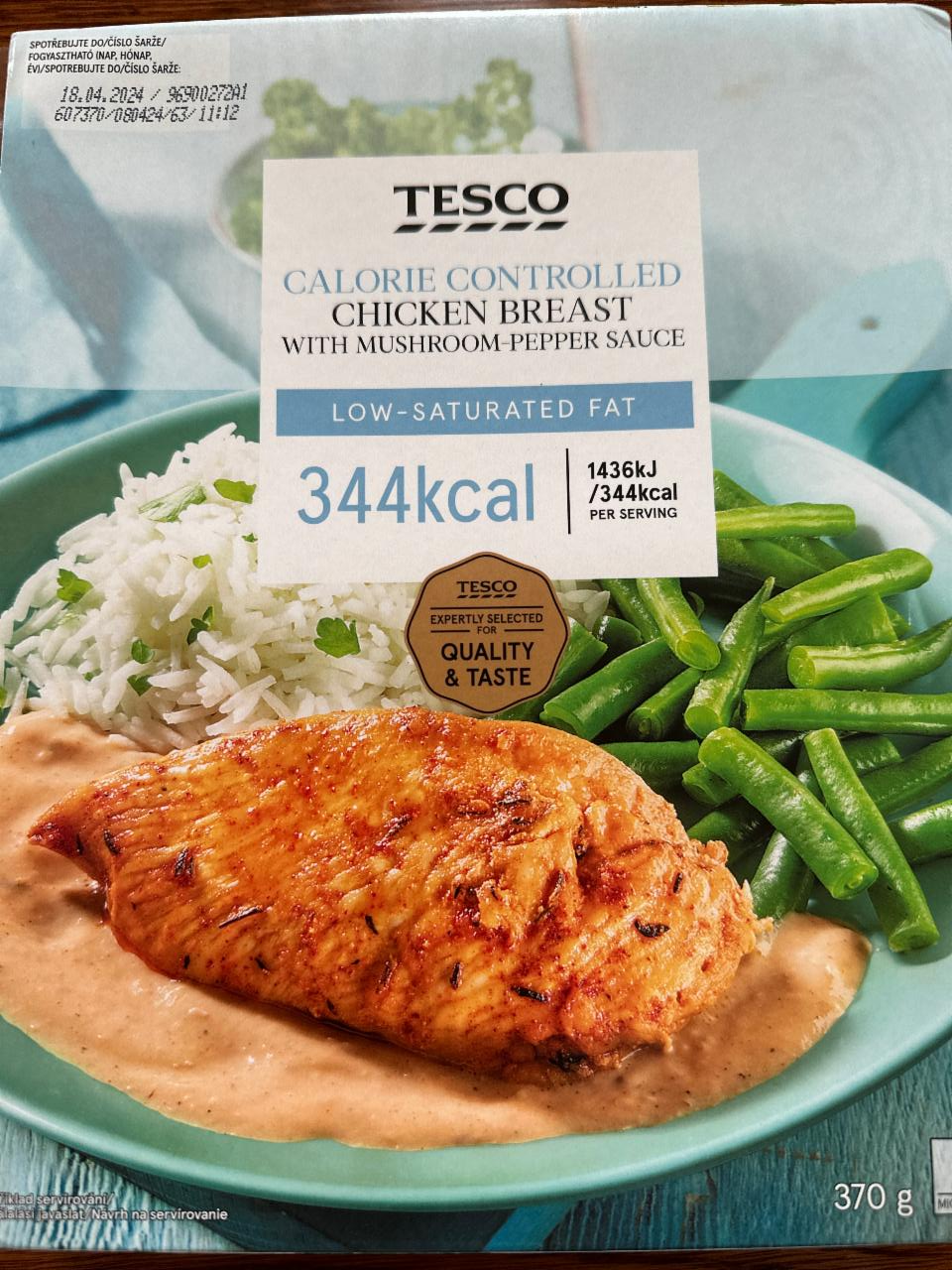 Фото - Calorie controlled chicken breast with mushroom-pepper sauce Tesco