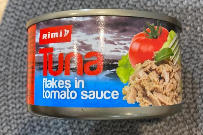 Фото - Тунец в томатном соусе tuna flakes in tomato sauce Rimi
