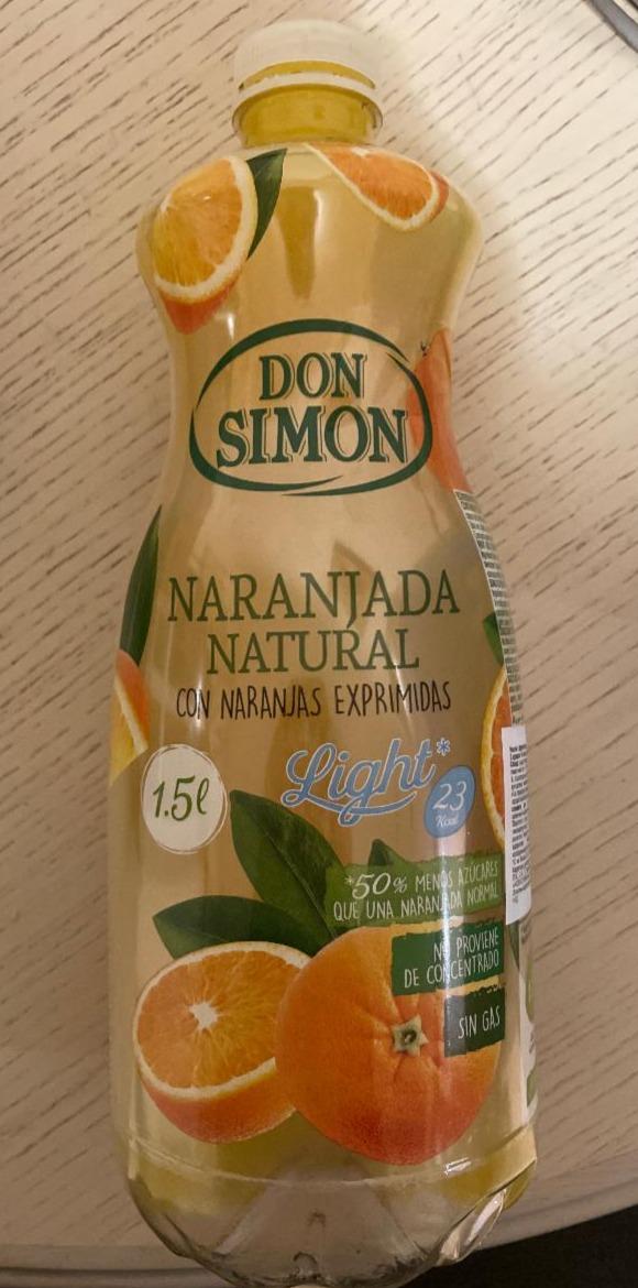 Фото - Напиток из фруктового сока со вкусом апельсина Don Simon