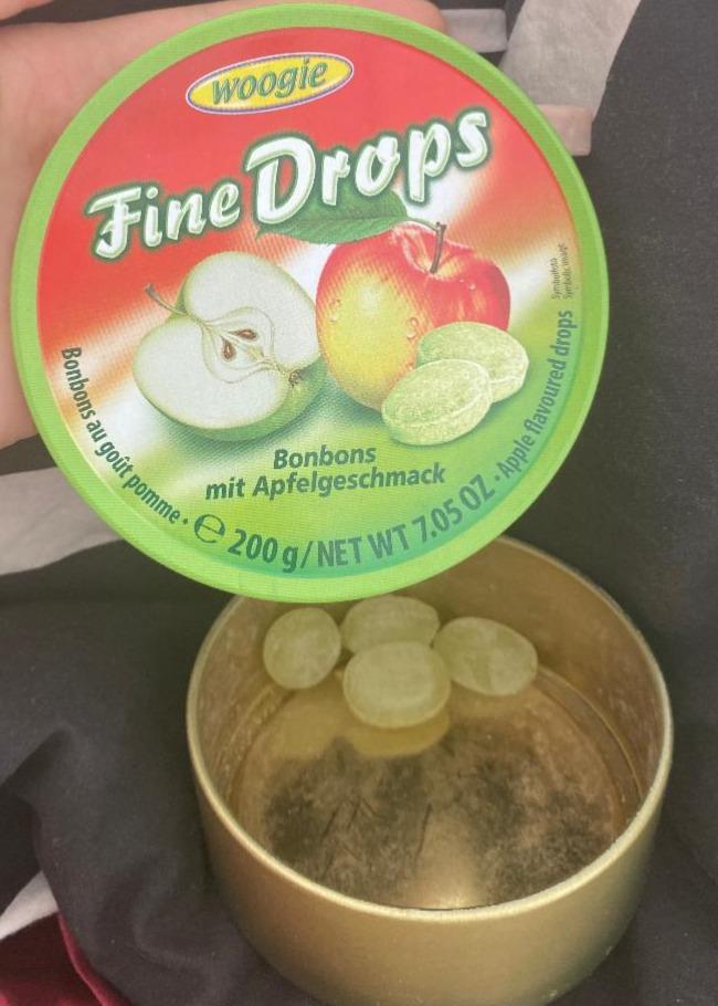 Фото - Леденцы с яблочным вкусом Fine Drops Woogie