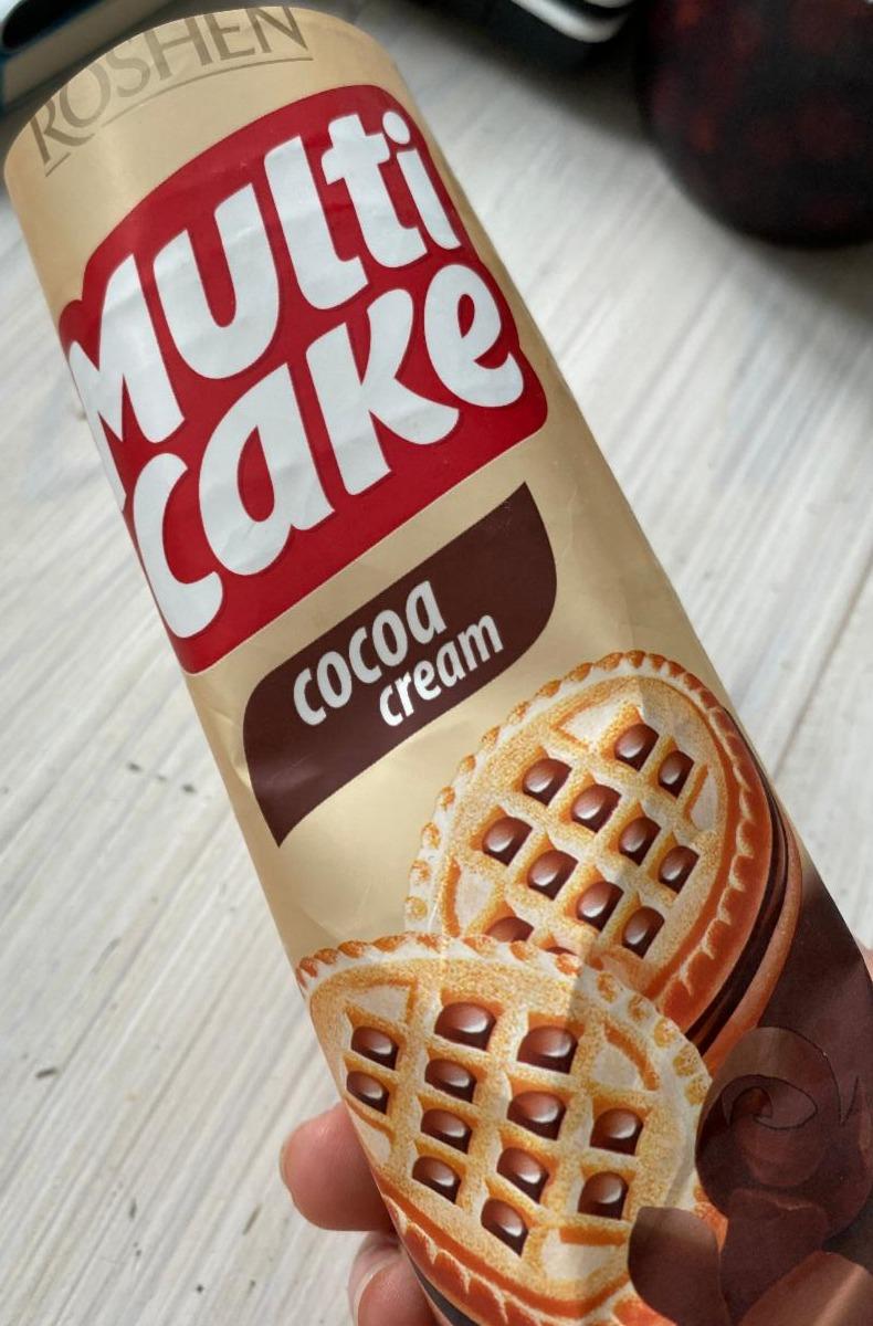 Фото - Печенье сахарное Multicake с начинкой какао Roshen