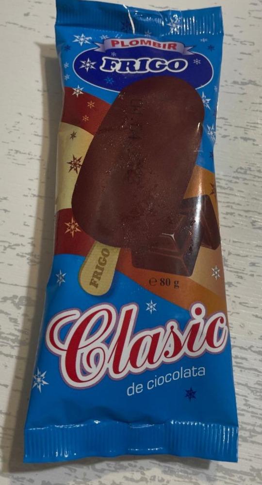 Фото - Мороженое с шоколадом Plombir Clasic de ciocolata Frigo