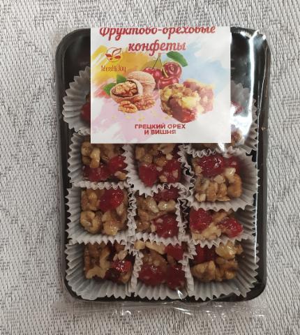 Фото - Фруктово-ореховые конфеты грецкий орех и вишня Meal & Joy