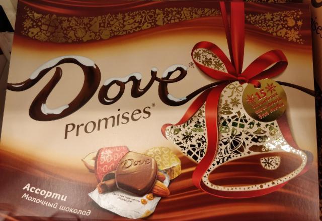Фото - Конфеты Dove Promises ассорти молочный шоколад
