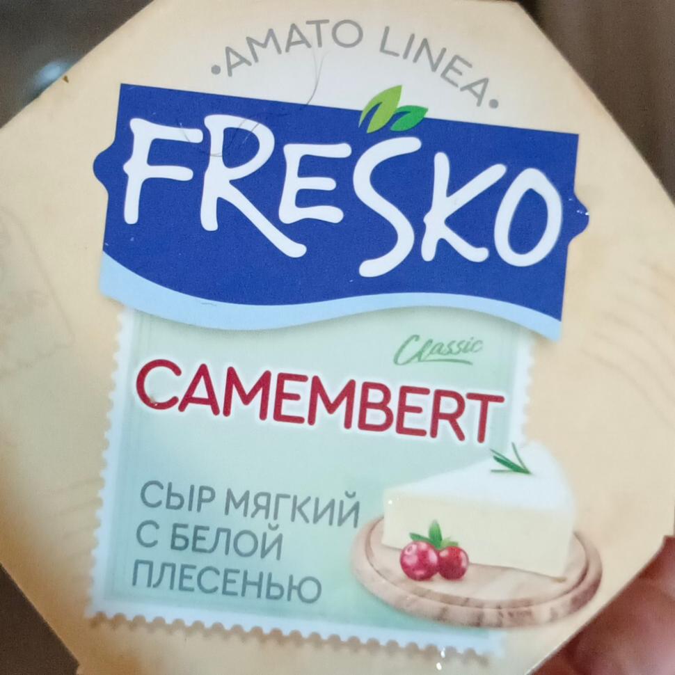 Фото - Сыр мягкий с белой плесенью Camembert Fresko