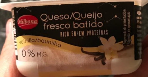 Фото - йогурт Queso Протеиновый с ванилью, Milbona