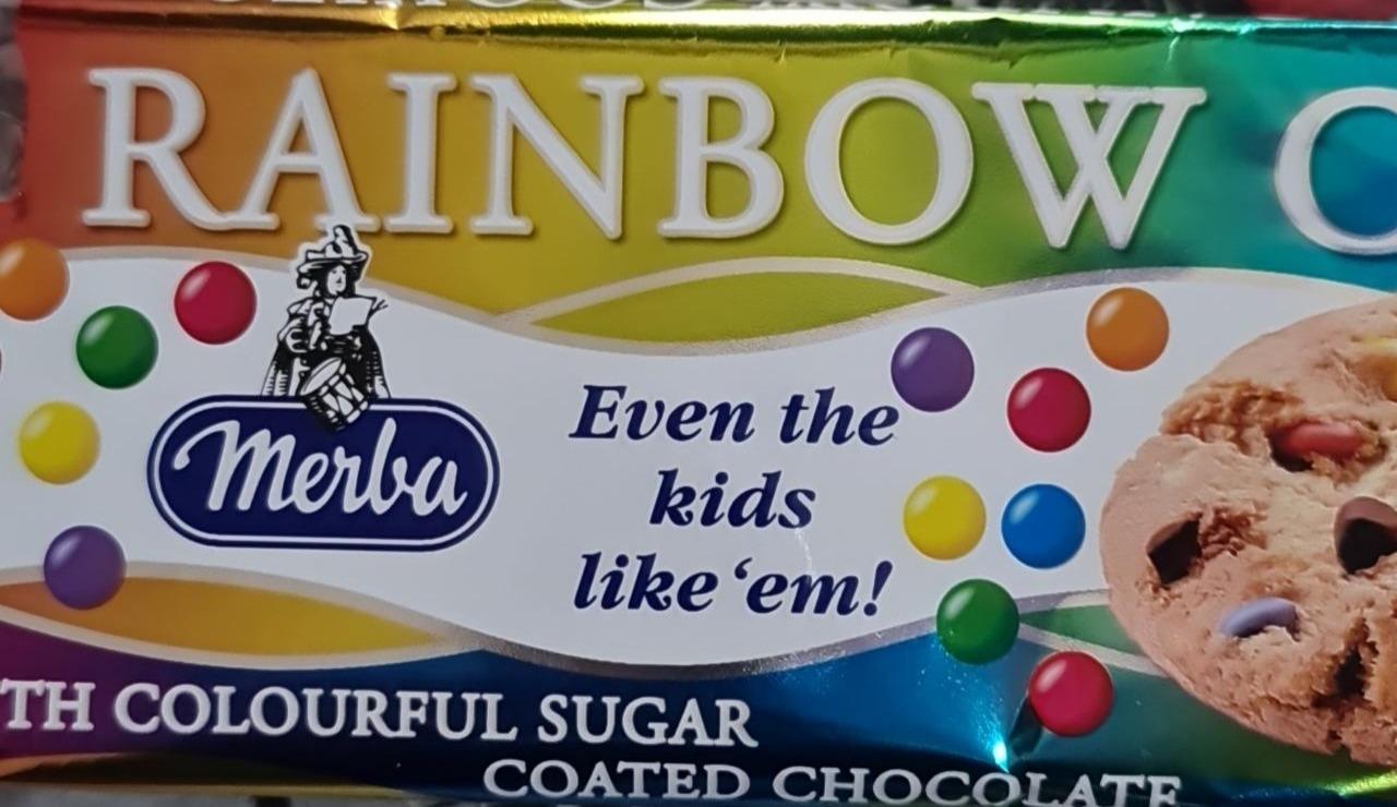 Фото - Rainbow cookies с цветным драже Merba