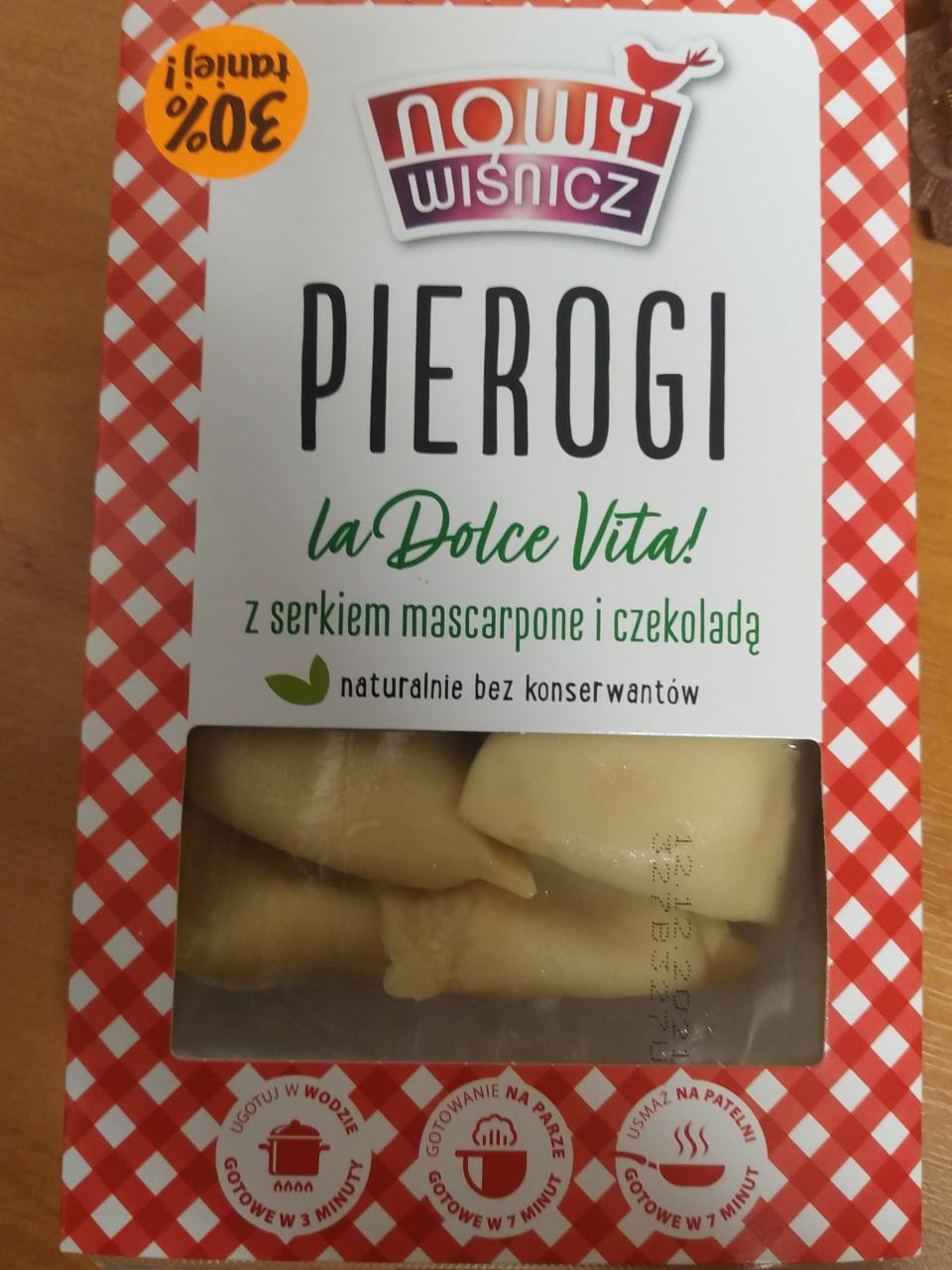 Фото - Pierogi с сыром маскарпоне и шоколадом Nowy Wiśnicz